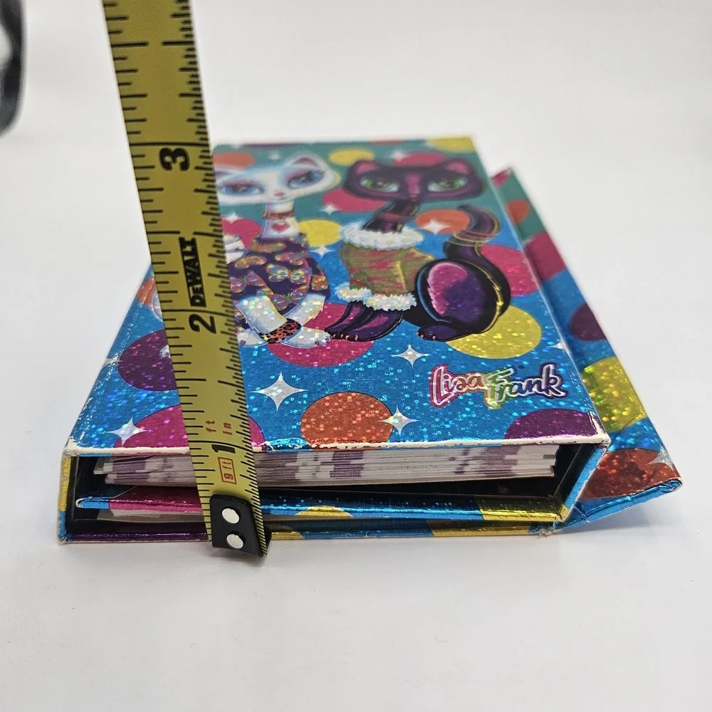 VTG Lisa Frank Roxy And Rollie Trifold Flip Out Planner 4 X 6 Holo Incomplete